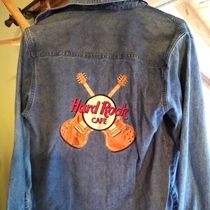 Hard rock Cleveland jean shirt